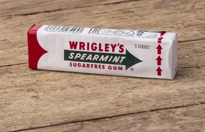 Wrigley´s Spearmint Kaugummi (Originalverpackte Packung Wrigleys Spearment)