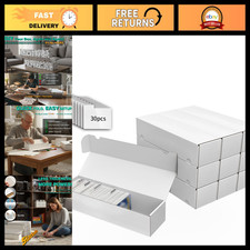 Laminated Trading Card Storage Box with Dividers - 15in Bulk Organizer Case