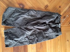 Boys Cargo Pants 5t Arizona Jeans Brown Adjustable Waist Regular Fit