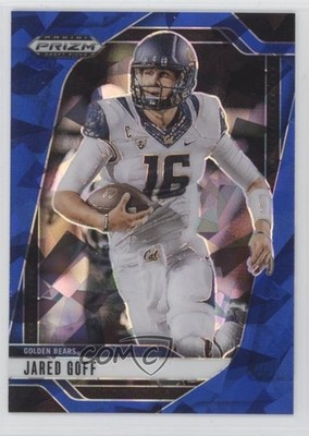 2025 Panini Prizm Draft Picks Blue Ice Prizm 57/149 Jared Goff #172 1m63