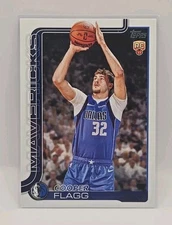 Cooper Flagg 2025-26 Topps Basketball Rookie Card #201 Dallas Mavericks