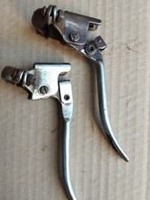 Vintage Steel Retro Classic Bike Straight Bar Brake Levers 1940