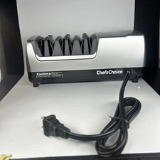 Chefs Choice Knife Sharpener Model 15,  Electric 3 Stage Working. MSRP $169 New