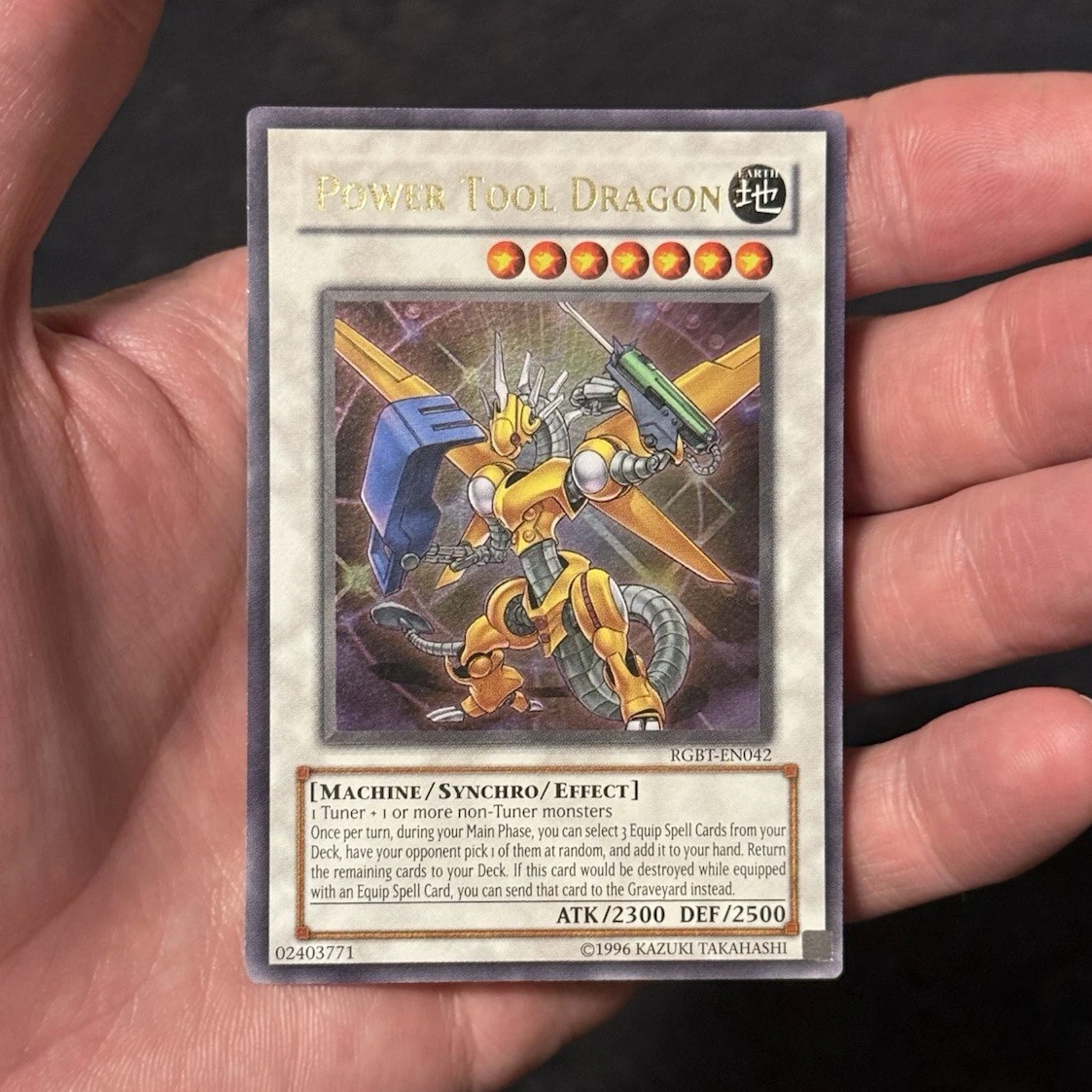Power Tool Dragon Yu-Gi-Oh! TCG Individual Trading Card Games for