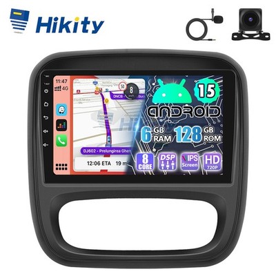 6+128GB 8-Core CarPlay Android 15 Autoradio Für Opel Vivaro B Renault Trafic 3