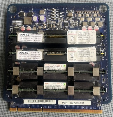 2 Platinen RAM-Speich, MacPro 5.1, ges 13 GB, DDR2 PC5300, 667 MHz, full bufferd
