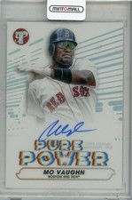 2022 Topps Pristine Boston Red Sox Mo Vaughn Pure Power Autographs