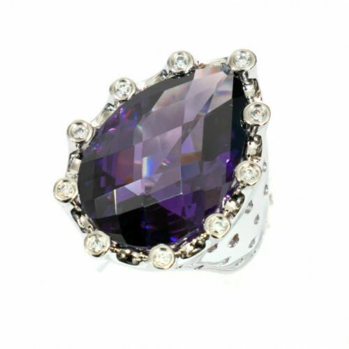 Anelli di bigiotteria d'argento goccia