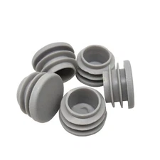 Ø 16-60 mm Round Blanking End Caps Plastic Plugs Pipe Tube Inserts Bungs Grey