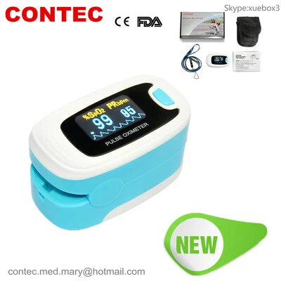 CONTEC Finger Pulse Oximeter SpO2 Oxygen Monitor Blood Pressure Saturation Oximetry