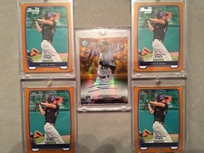 2012 - 2017 - Bowman Chrome - David Dahl - ORANGE - Refractor - AUTO - RC - /25