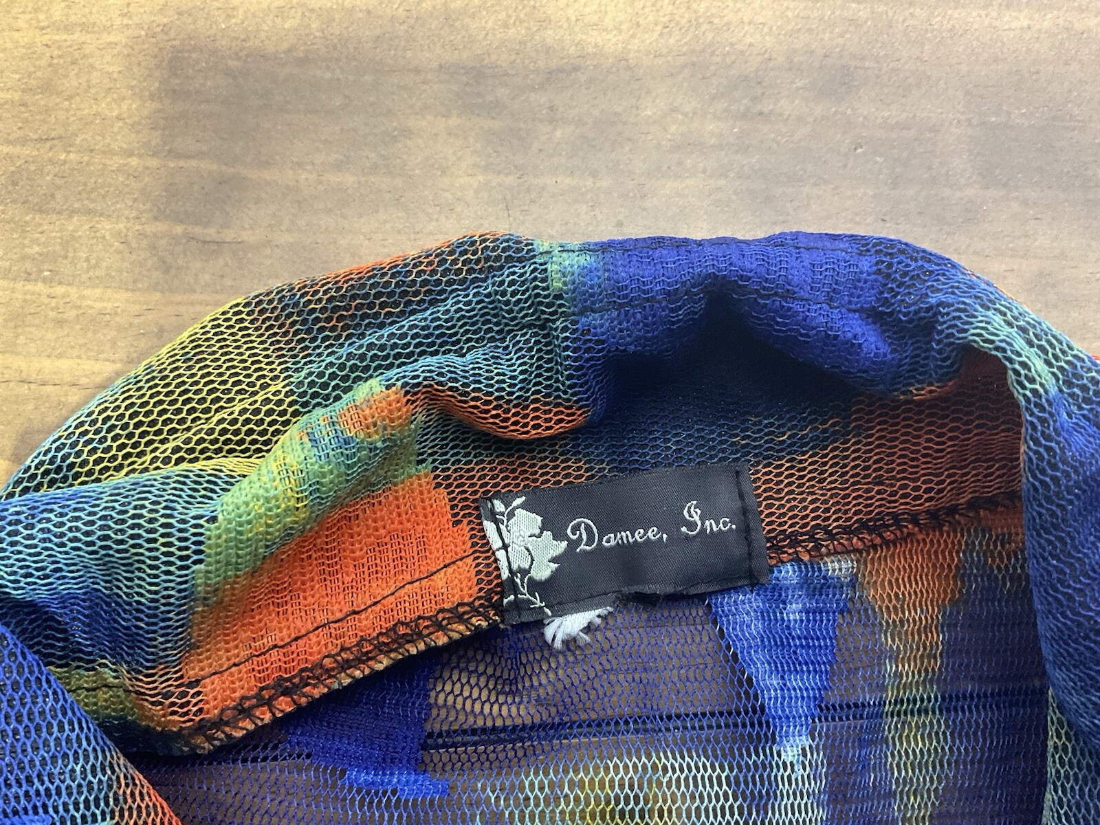 Damee Inc Sheer Jacket Dramatic Wire Collar Color… - image 2