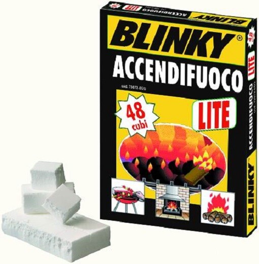 Accendifuoco Accendi Fuoco Accenditori Stufa Legna 48 Cubi x5cf. 240 Accensioni