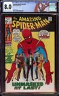Amazing Spider-Man # 87 CGC 8.0 OWW (Marvel, 1970) John Romita cover