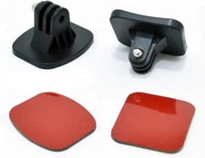 Adhesive Mounts for Gopro Cameras - Curved & Flat Mounts Base with Strong Sticky