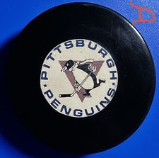 1969-70 Pittsburgh Penguins Art Ross-Converse Official GamePuck (No Logo Cracks)