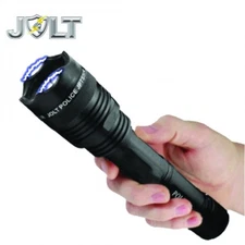 Police Tactical STUN GUN w/ LED Flashlight 95,000,000 Volts, Lifetime Warranty!