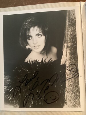 LIZA MINELLI    signed Foto 20x25 Autogramm/autograph