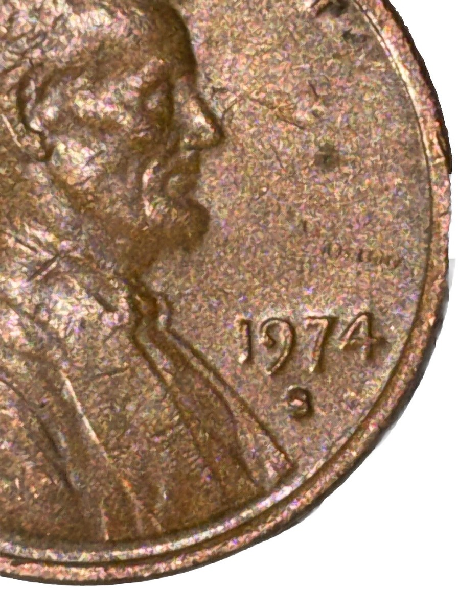 1974 Penny S- MINT MARK RARE AND FINE CONDITION 2 ERROR‼️ | eBay