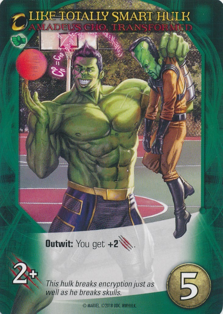 AMADEUS CHO TRANSFORMED Upper Deck Marvel Legendary WORLD WAR