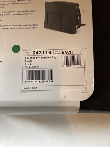 Bose SoundDock Borsa da Viaggio Portatile Custodia con Tracolla Nera Nuova - Foto 11 di 12