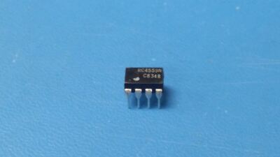 (5 PCS) RC4559N OP AMP, 2 Func, 7500uV Offset-Max, BIPolar, PDIP8