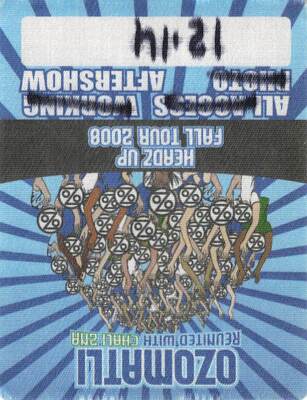 Ozomatli 2008 Blue After Show Cloth Variant