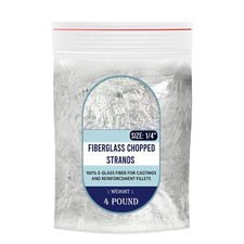 Fiberglass Chopped Strands ,  (4 - LBS ), Fiber Additive Mortar
