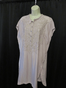 NWT-Johnny-Was-Ericca-Cupra-Blouse-Tunic-Top-Pale-Pin-Embroidered-M-Medium-NEW