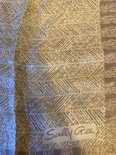 Vintage Sally Gee Scarf Tan Brown