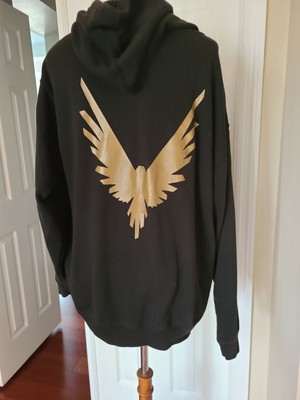 hooded open cardigan