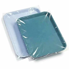 500PCS Plastic Tray Covers Sleeves for Standard Size B Dental Tray, 10.5 " x 14