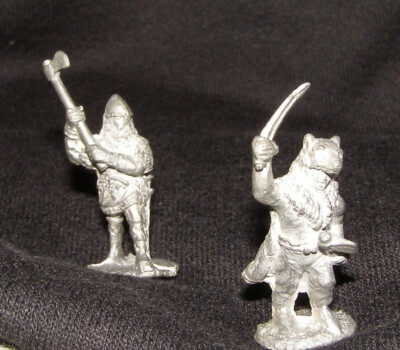GRENADIER MODELS Berserkers Wizzard Warriors / 25mm D&D miniatures