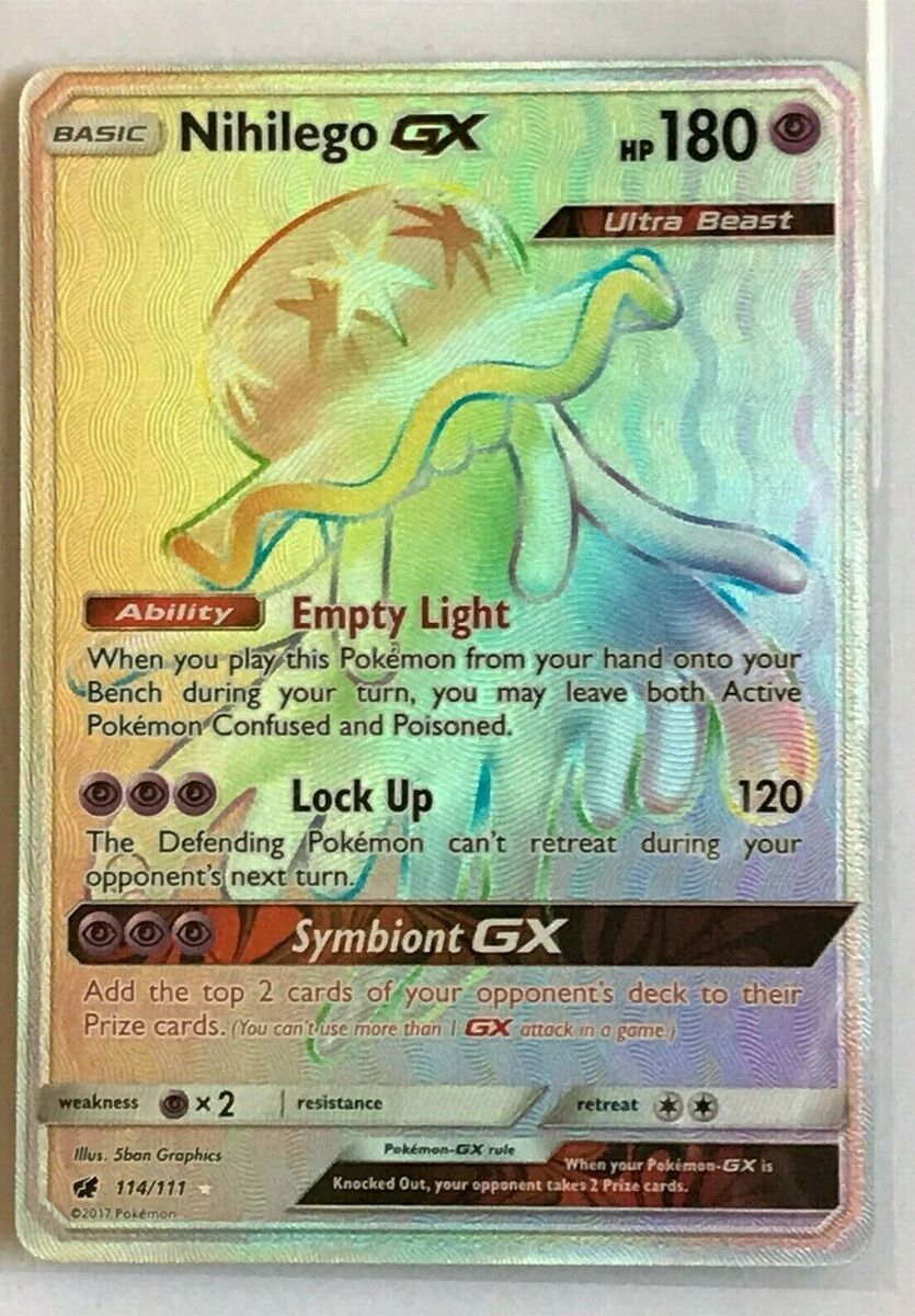 Pokemon Nihilego Gx