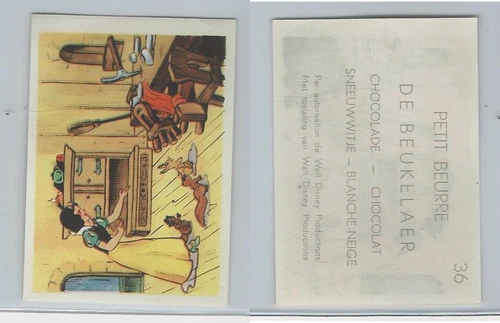1938 De Beukelaer Biscuits, Chocolate, Disney, Snow White, #36, ZQL