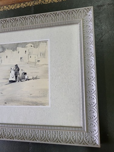 CADRE TABLEAU AQUARELLE ANZOR SALYE BUKHARA UZBEKISTAN - Bild 4 von 20