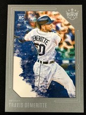 2020 Panini Diamond Kings Travis Demeritte RC Rookie Gray Frame Parallel #85