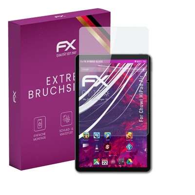 atFoliX Glasfolie für Chuwi HiPad Air Displayfolie 9H Schutzpanzer