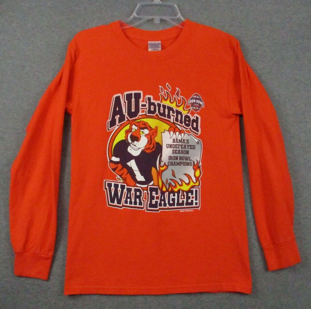 Vintage Auburn Shirt Small 2005 Iron Bowl Long Sleeve Tigers