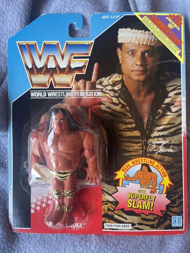 Wwf Hasbro Superfly Jimmy Snuka Summerslam Moc Wre...