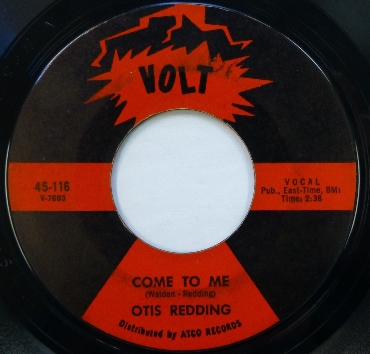 OTIS REDDING 45 Come to Me/Don't Leave Me This Way VOLT soul
