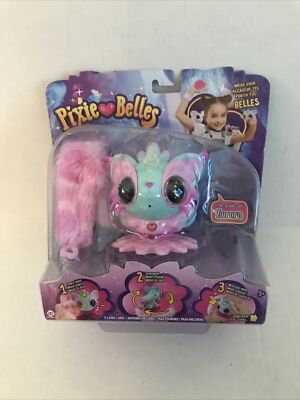 WowWee Pixie Belles - Aurora (Turquoise) - Interactive Enchanted Animal Toy