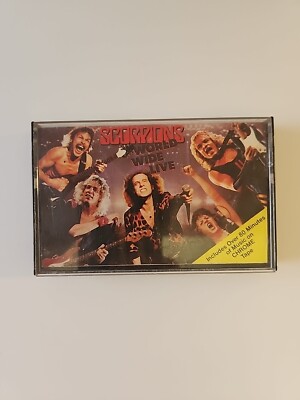 World Wide Live by Scorpions (Germany) (Cassette, Jun-1985, Island/Mercury)