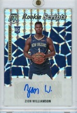 ZION WILLIAMSON 2019-20 Mosaic Rookie Scripts AUTO / AUTOGRAPH No. RS-ZWL