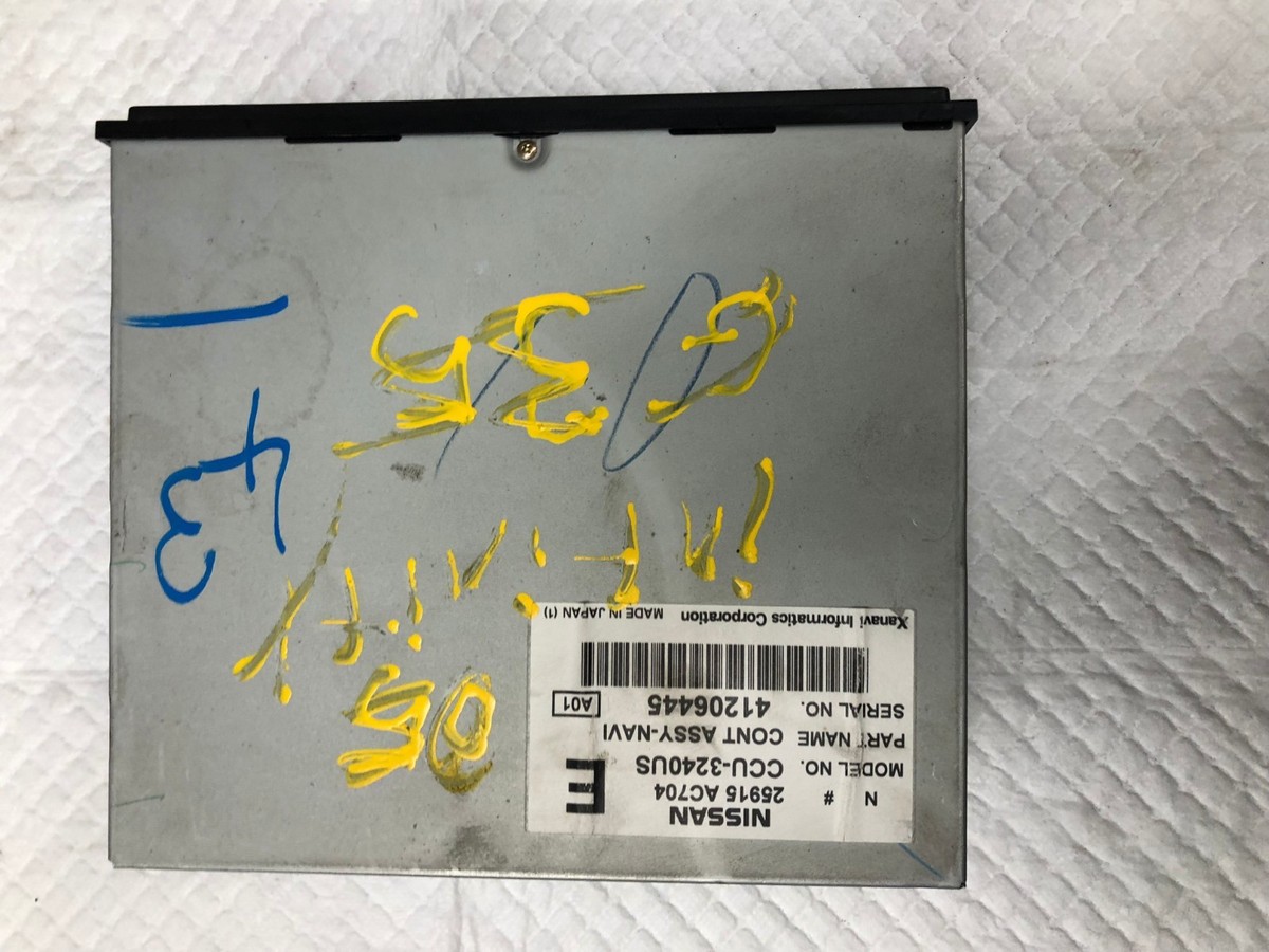 2005 Infiniti G35 Navigation DVD-ROM Drive Player 25915 AC704 OEM
