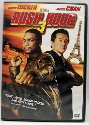 Rush Hour 3 DVD Widescreen/Full-screen Chris Tucker Jackie Chan 2007