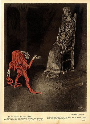 Haki / Paul Rieth, München''Hast denn gerade Du Dich so...Karikatur & Satire 1907