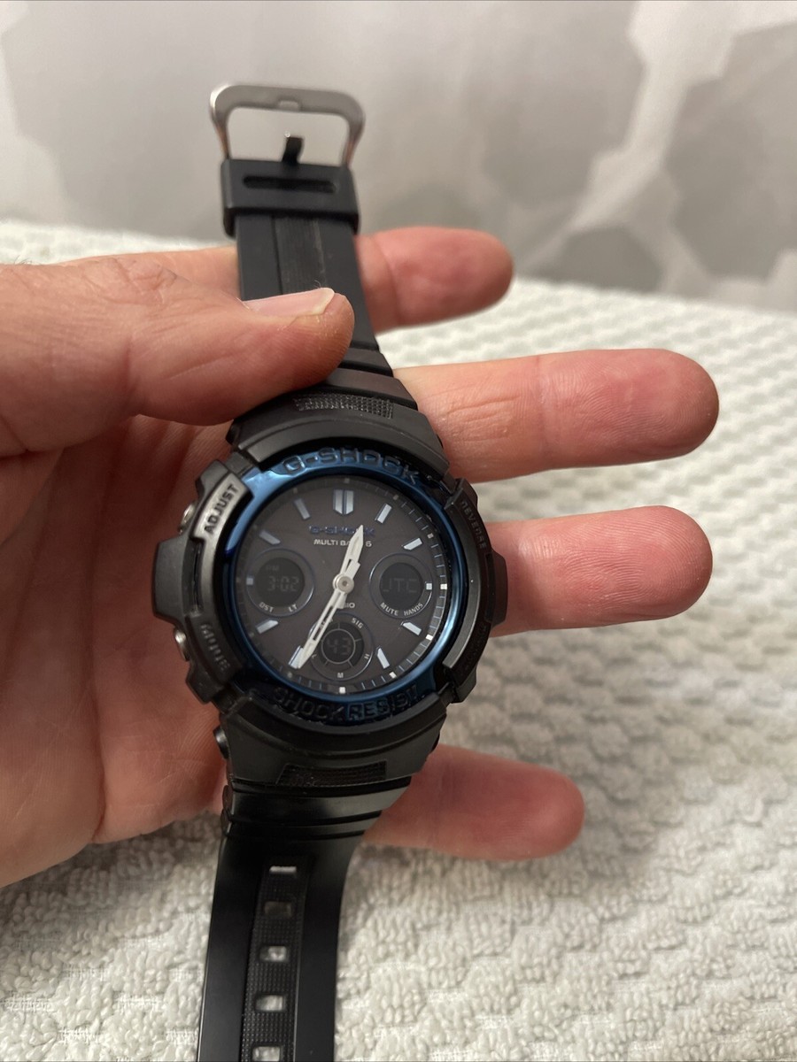 【G-SHOCK】CASIO 5230＊JA ブルー Casio G-Shock 5230 Model AWG-M100A in Blue/Black | eBay