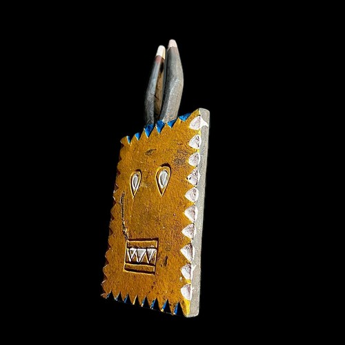 African Vintage Handcrafted Kplé Kplé Mask Antique Wooden Tribal Decor-G1121 - Picture 21 of 24