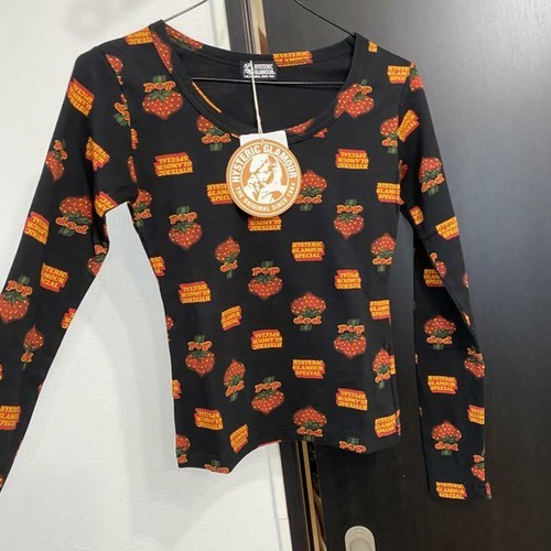 Hysteric Glamour Strawberry pattern T 